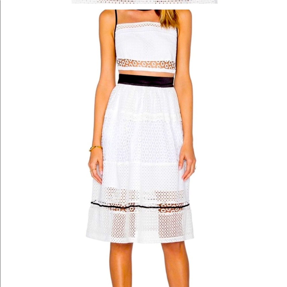 Kendall + Kylie Mixed Lace Dress